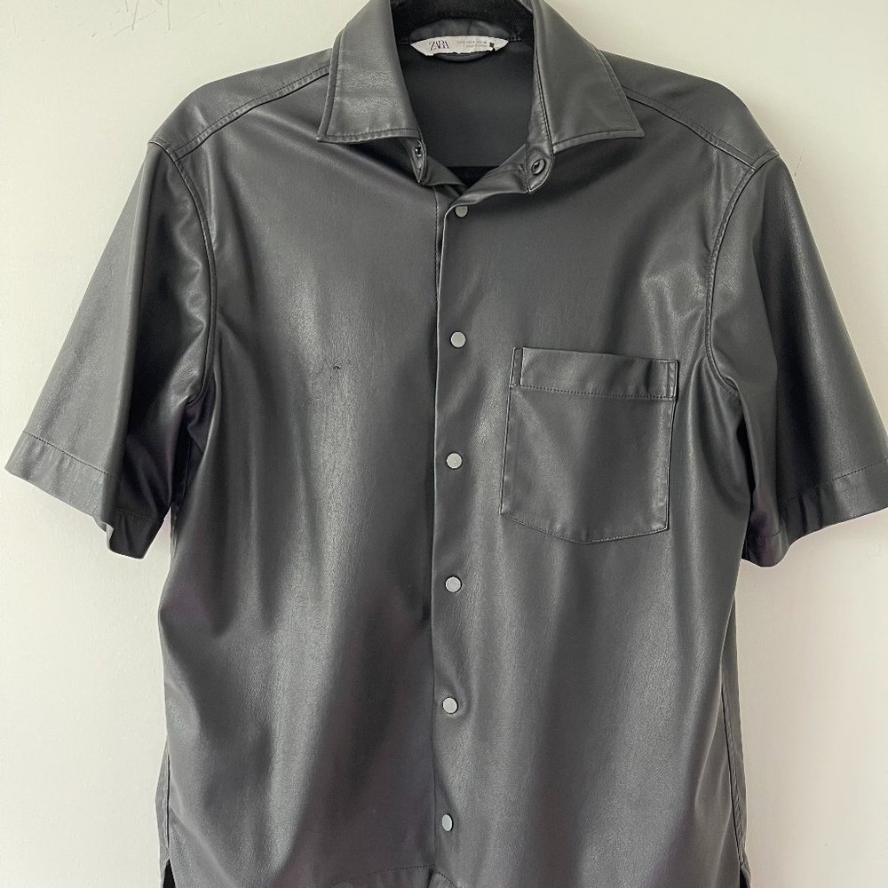 Men's Leather Shirt
